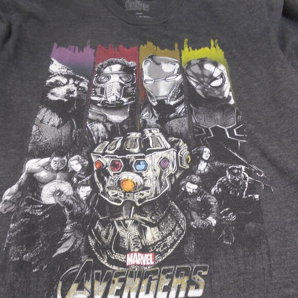 Mens Marvel Avengers Infinity War SS T-Shirt Top Size M 38/40 multi-colored π¨π¦ - Picture 2 of 9
